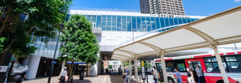 練馬区石神井公園駅前の画像