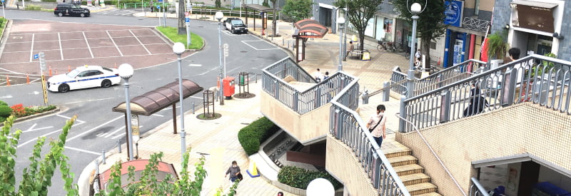 板橋区成増の駅前画像