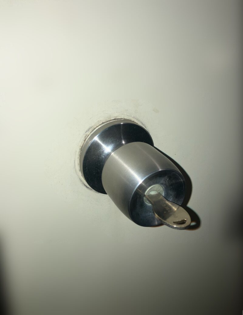 練馬区谷原｜玄関ドア 握り玉錠の不具合による鍵交換（AGENT GMD-500／ディンプルキー）
