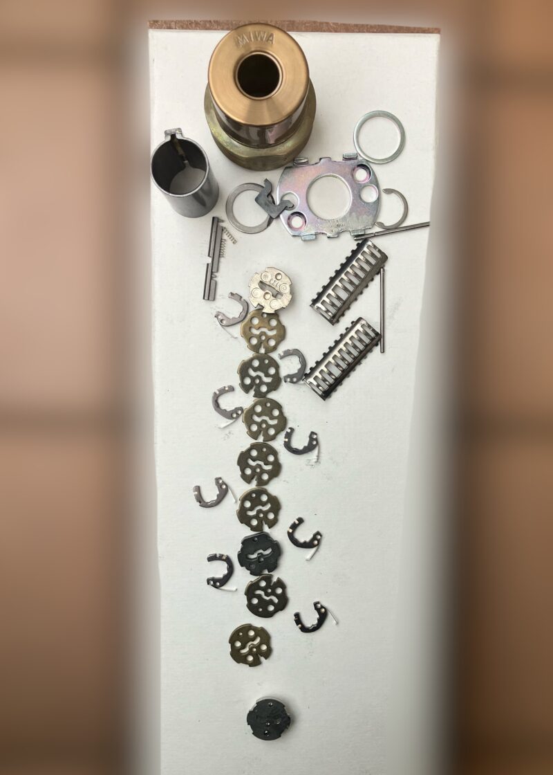 練馬区大泉町 |サムラッチ錠交換・同一キーに変更