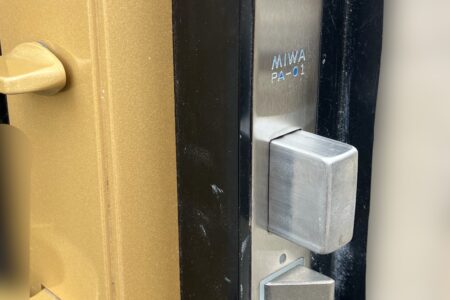 【杉並区阿佐ヶ谷｜鍵が引っかかる・回らない】MIWA TE-02錠交換